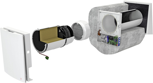 App starten statt Fenster öffnen: Der Vento Expert A50-1 W verfügt über 
einen internen Router, kann aber auch in das hausinterne WLAN-Netzwerk 
eingebunden und per App auf mobilen Endgeräten gesteuert werden.

