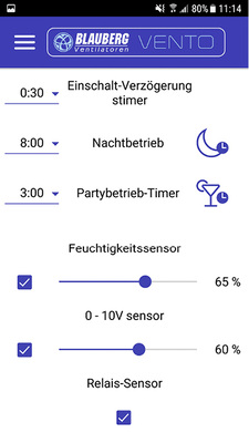 Neben dem Regenerationsbetrieb gibt es eine Nacht- sowie eine Party-Schaltung 
auf einer zeitweise niedrigen bzw. hohen Stufe. Die verschiedenen Modi 
können auch individuell gesteuert werden. Eine stufenlose Regelung 
ermöglicht es, die Lüftung…