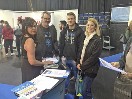 Gut 60 Abiturienten informierten sich über die beruflichen Möglichkeiten in 
der Kälte- und Klimabranche.


