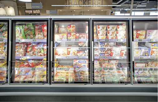 
Die Tiefkühlprodukte sind in den halbhohen Iconic-Schränken gut sichtbar.

 - © Jörn Strojny


