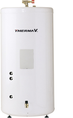 
Warmwasserspeicher mit einfacher Heizschlange

