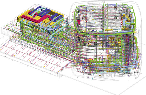 
Das BIM-Gebäudemodell des Hilton Airport Schiphol Hotels

