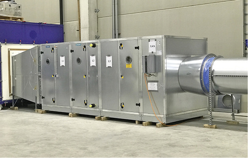 RLT-Gerät von Trubel auf dem Prüfstand des TÜV Süd


