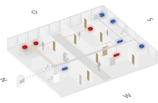 
R2-Serie: Ein 2-Leiter-System mit Wärmerückgewinnung zum simultanen Heizen 
und Kühlen sorgt für eine bedarfsgerechte Verschiebung der Wärmeenergie 
innerhalb eines Gebäudes.

 - © Mitsubishi Electric

