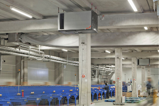 Zum Einsatz kommen bei Frigosuisse Luftreinigungssysteme des Typs Zehnder 
CleanAir 3, in denen Staubpartikel durch feinste Polypropylenfasern gebunden 
werden.


