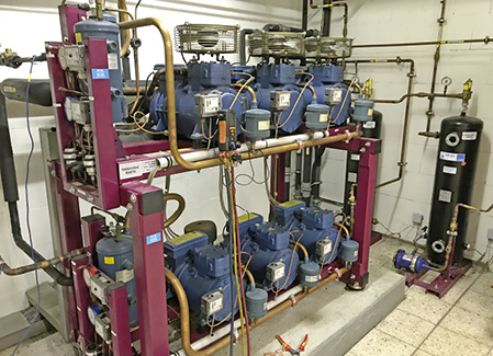 
Die Verbundkälteanlage im Klaas & Kock Supermarkt

