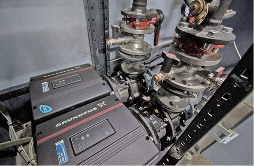 Grundlage des PumpenEnergieSpar-Concepts ist die Pumpentechnik von Grundfos.


