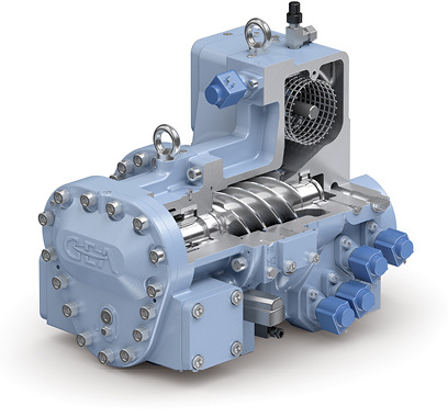 
Schnittmodell – GEA Grasso M Verdichter

