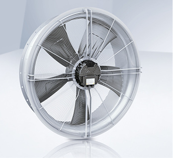 
Bild 2: Die Transformatorventilatoren erfüllen alle Anforderungen an eine 
anspruchsvolle Großtransformatorkühlung und werden in den Baugrößen 
500 mm bis 1250 mm angeboten.

