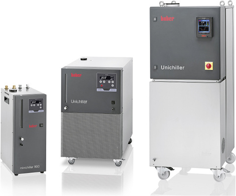 Über 50 luft- und wassergekühlte Umwälzkühler mit Kälteleistungen von 
0,3 bis 100 kW stehen im Herstellerprogramm zur Auswahl.


 - © Peter Huber Kältemaschinenbau

