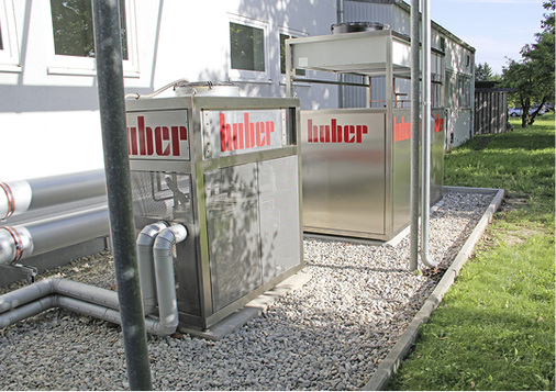 Mit den Optionen Wetterschutz und Winterbetrieb können Umwälzkühler 
Unichiller im Außenbereich aufgestellt werden.


