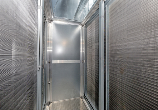 
Das Register für den Direktverdampferbetrieb wird direkt in das 
Zentrallüftungsgerät eingebunden.

