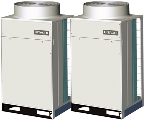 Zwei ebenerdig installierte Hitachi-Außeneinheiten sorgen für ein 
angenehmes Raumklima zu jeder Jahreszeit.


