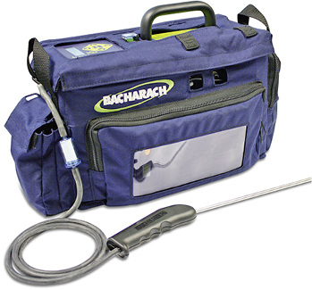 
Dieses tragbare Messsystem kann Leckraten von 1 ppm erkennen.

