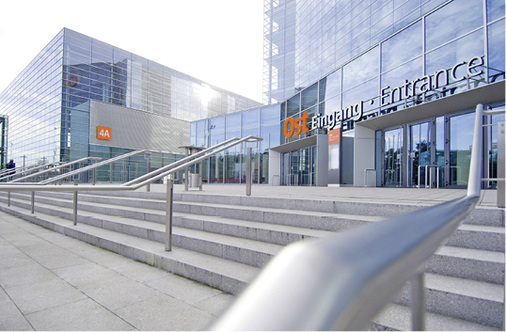 
Die Ruhe vor dem Besucheransturm: Über den Eingang Ost ist die Chillventa am 
schnellsten erreichbar.

