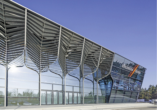 
Architektonisches Highlight der NürnbergMesse ist die Halle 3A, sie gehört 
jedoch nicht zur Chillventa-Ausstellungsfläche.

