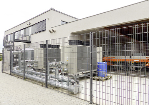 Zwei Wärmepumpen tragen zur optimalen Energienutzung bei.


