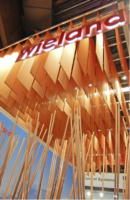 (Bild. SI)

Auf der Chillventa ging es auch um Zubehör, Werkzeuge und Kupferrohre – 
wie hier bei Wieland in Halle 5.

