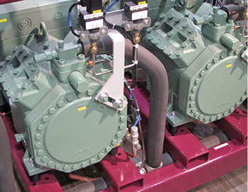 (Bild. UA)

Bitzer-Verdichter in einer R 744-Anlage von TEKO

