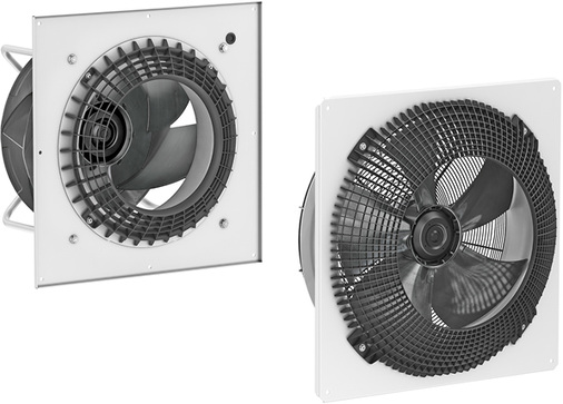 Bild 6: Unabhängig von den baulichen Gegebenheiten und der Einbausituation 
im Gehäuse erreichen die Ventilatoren mit dem Vorleitgitter (FlowGrid) 
Geräuschwerte, die mit dem Betrieb unter Labortestbedingungen vergleichbar 
sind.


