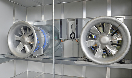 
Hochleistungs-Axialventilatoren im Parallelbetrieb

