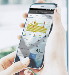 
Mit der Aquarea Smart Cloud lassen sich die Luft-Wasser-Wärmepumpen Aquarea 
kontrollieren, einstellen, diagnostizieren und fernwarten.

