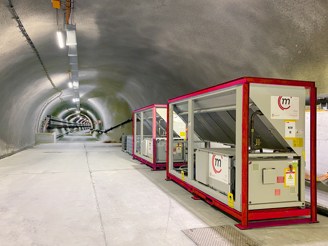 Die Kälteanlagen im Gotthard Basistunnel können mit Hilfe des Digital Control Systems auch aus der Ferne überwacht werden. - © Mobil in Time AG