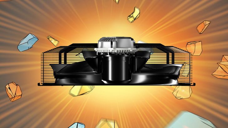 Bei der AxiEco Baureihe wurde die Schaufelform dreidimensional verbessert und das Laufrad optimiert. 