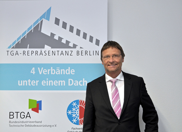 Günther Mertz, Geschäftsführer der TGA-Repräsentanz Berlin