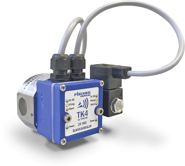 Ölmanagement kommuniziert drahtlos