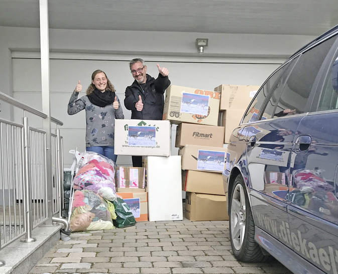 Rund 200 kg Kleidung 