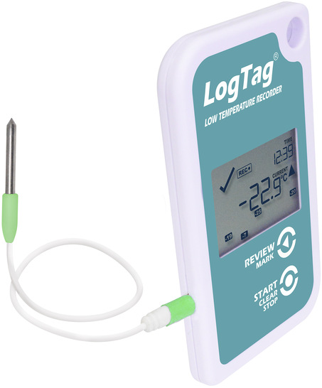 Datenlogger registriert Temperaturen bis – 80 °C