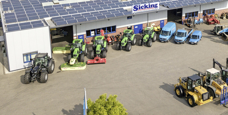 Die Martin Sicking GmbH setzt in ihrer Schlosserei für die Instandsetzung von Land- und Baumaschinen Absaugtechnk von Teka ein.