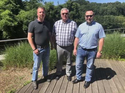 Sie sind neue Sprecher des VDKF-Verwaltungsrates (v.l.n.r.): A. Knipping, K.-H. Thielmann, H. Denner.