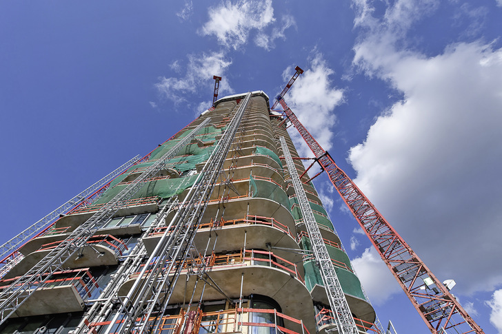 In den 401 luxuriösen Eigentumswohnungen des Bauwerks sorgen hochwertige Wohnungsstationen von KaMo 
für eine bedarfsgerechte Wärme- und Kälteverteilung.