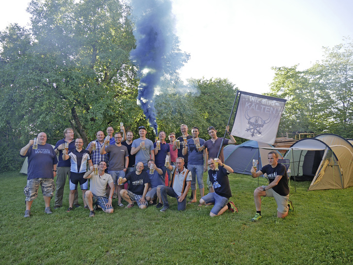 Die Kälten in Feierlaune