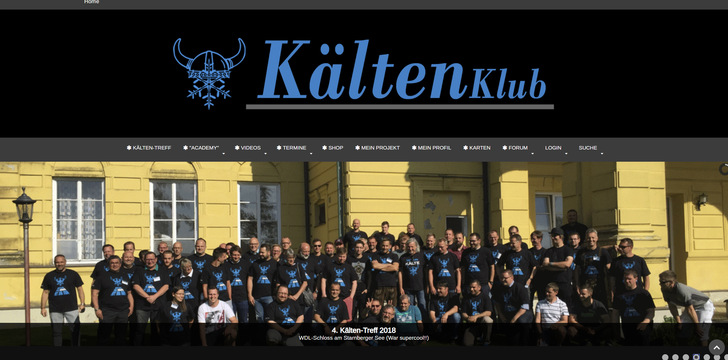 Jetzt Online: Der Klub für echte Kälten