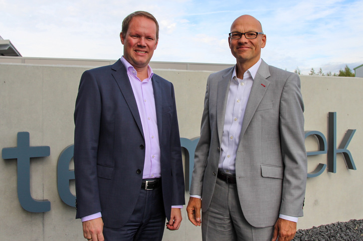 v.l.: Peter Hirsch und Jan Kröger