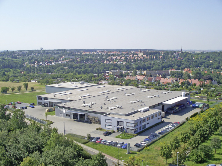 Neubau im Industriegebiet