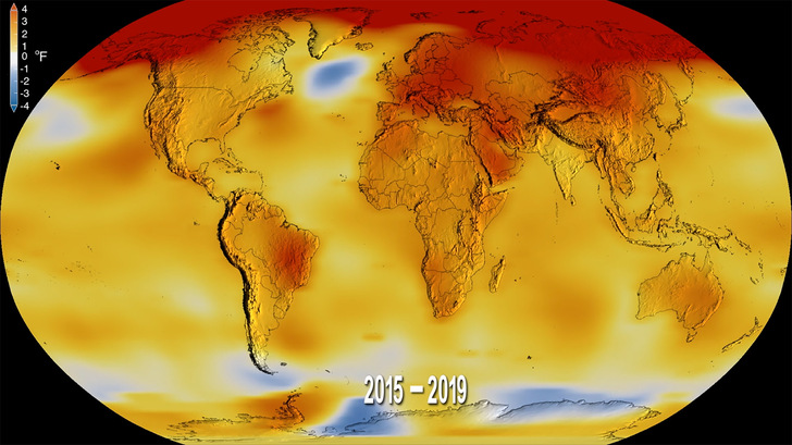 Klimawandel und globale Erwärmung - © Bild: NASA
