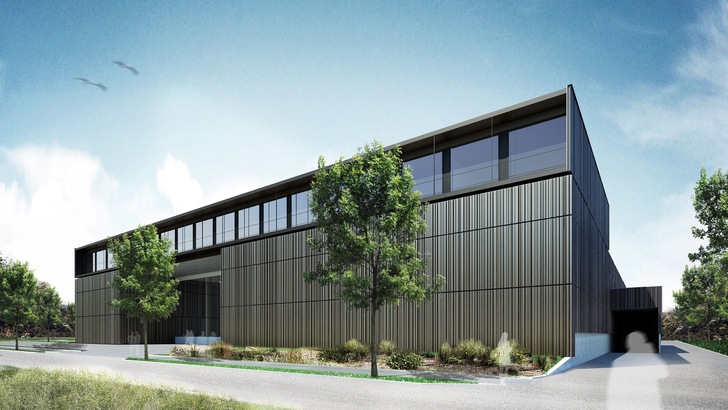 Hörburger Energietechnik errichtet in Rankweil den künftigen Firmensitz. Erste Bauetappe ist eine neue Fertigungsstätte für Luftkanäle und weitere Komponenten der Luft- und Klimatechnik.