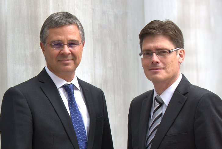 Vorstände der LTG Aktiengesellschaft (v.l.): Wolf Hartmann (Vorsitzender), Ralf Wagner. - © LTG
