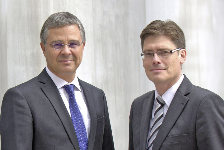 Vorstände der LTG Aktiengesellschaft (v.l.): Wolf Hartmann (Vorsitzender), Ralf Wagner - © Bild: LTG
