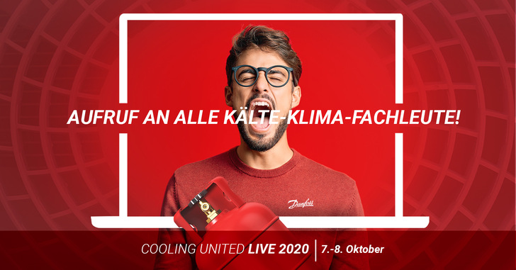 Das virtuelle Event Cooling United Live 2020 findet am 7. und 8. Oktober 2020 statt. - © Danfoss
