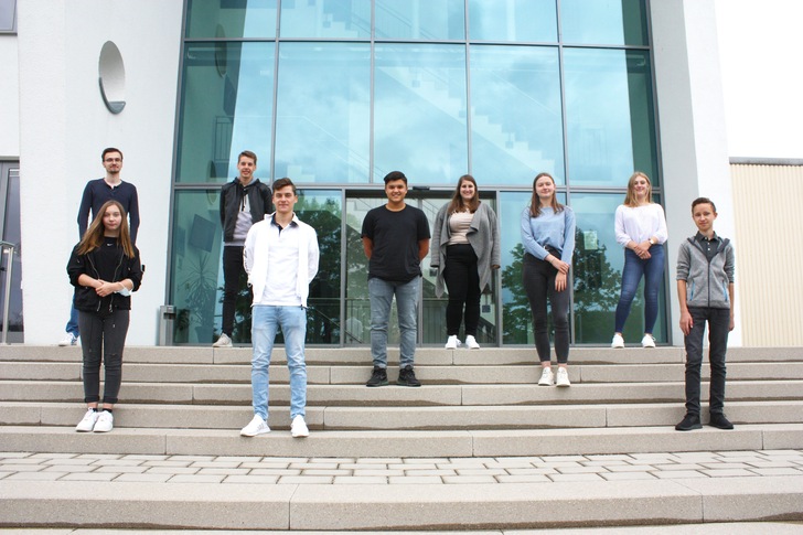 Die neuen Auszubildenden der Systemair GmbH.