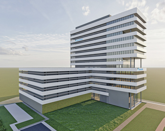 Vorentwurf des Daikin EMEA Development Center (EDC)