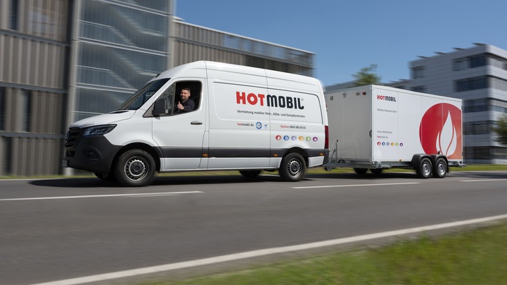 Die Hotmobil Deutschland GmbH bietet temporäre Mietlösungen für die Bereiche Wärme, Kälte und Dampf in unterschiedlichen Leistungsgrößen in der gesamten DACH-Region. - © Hotmobil Deutschland GmbH
