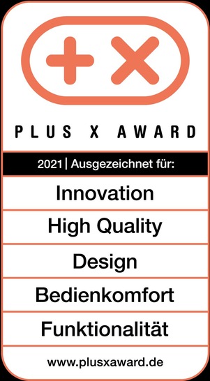 Die Baureihe InterX von GoGaS zur chemie- und ozonfreien Desinfektion der Raumluft wurde mit dem Plus-X Award 2021 ausgezeichnet.