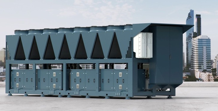 Kältesystem von Geoclima und Frascold mit einem HFO-Kältemittel von Honeywell.