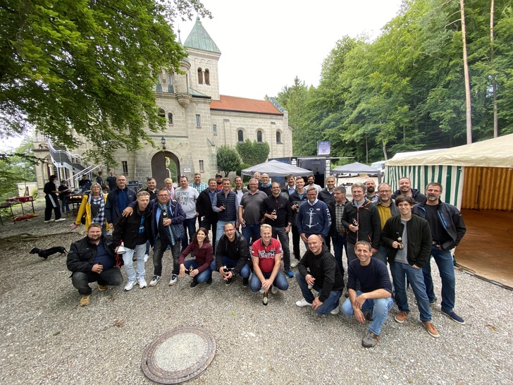 Für ein Gruppenbild stellten wir uns kurz mal etwas dichter zusammen.